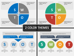Swot analysis PPT cover slide 