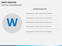 Swot analysis PPT slide 12