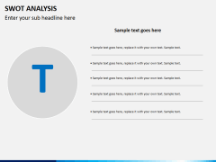 Swot analysis PPT slide 14