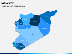 Syria map PPT slide 1