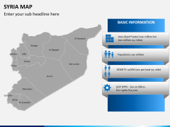 Syria map PPT slide 12
