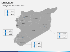 Syria map PPT slide 13