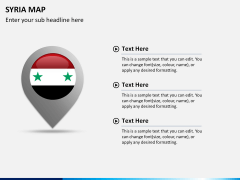 Syria map PPT slide 16