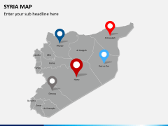 Syria map PPT slide 5