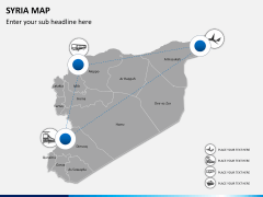 Syria map PPT slide 6