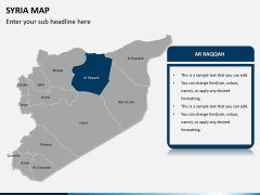 Syria map PPT slide 7