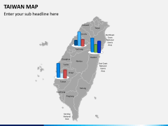 Taiwan map PPT slide 17