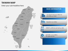 Taiwan map PPT slide 18