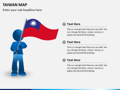 Taiwan map PPT slide 24