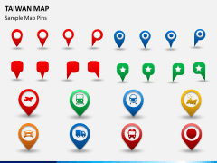 Taiwan map PPT slide 25