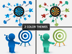 Target darts PPT cover slide 