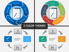Task management PPT cover slide