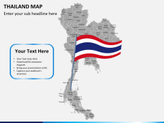 Thailand map PPT slide 19