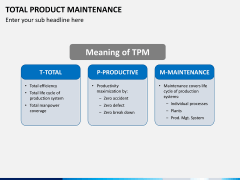Total productive maintenance PPT slide 6