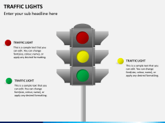 Traffic lights PPT slide 1