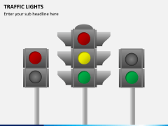 Traffic lights PPT slide 8