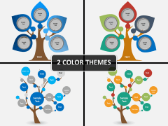 Tree diagram PPT cover slide 