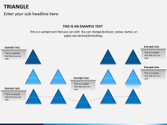 Triangle shape PPT slide 10