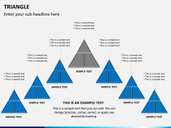 Triangle shape PPT slide 3