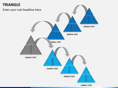 Triangle shape PPT slide 4