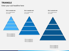 Triangle shape PPT slide 6
