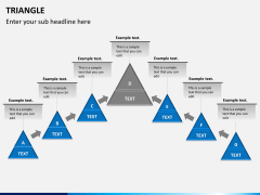 Triangle shape PPT slide 7