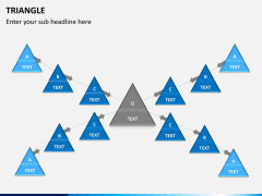 Triangle shape PPT slide 8