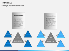 Triangle shape PPT slide 9