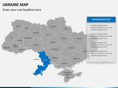 Ukraine map PPT slide 10