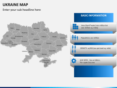 Ukraine map PPT slide 13