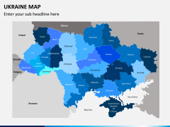 Ukraine map PPT slide 2