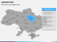 Ukraine map PPT slide 8