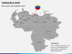 Venezuela map PPT slide 13