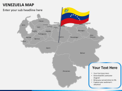 Venezuela map PPT slide 14