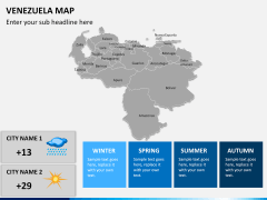 Venezuela map PPT slide 15