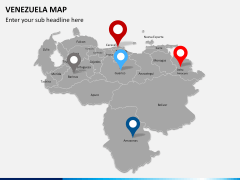 Venezuela map PPT slide 4