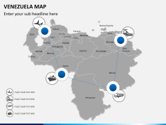 Venezuela map PPT slide 5