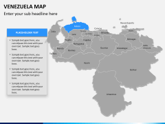 Venezuela map PPT slide 8