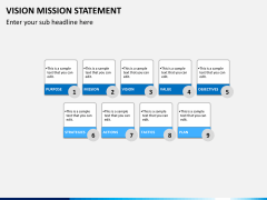 Vision mission statement PPT slide 10