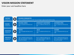 Vision mission statement PPT slide 9