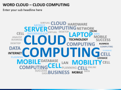 Word cloud PPT slide 8