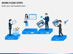 Work flow steps PPT slide 2