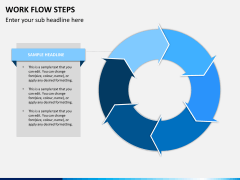 Work flow steps PPT slide 6