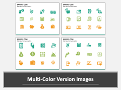 Banking Icons PPT slide MC Combined
