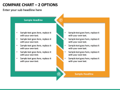 Compare Chart – 2 Options PPT slide 2