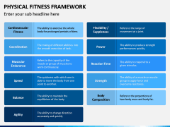 Physical Fitness Framework PPT Slide 13