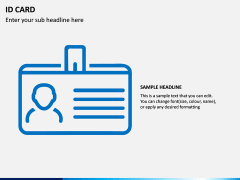 ID Card Icons PPT Slide 7