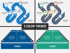Race Track PPT Cover Slide