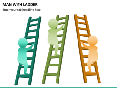 Man with Ladder PPT Slide 5