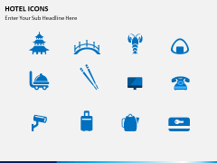 Hotel icons PPT slide 7